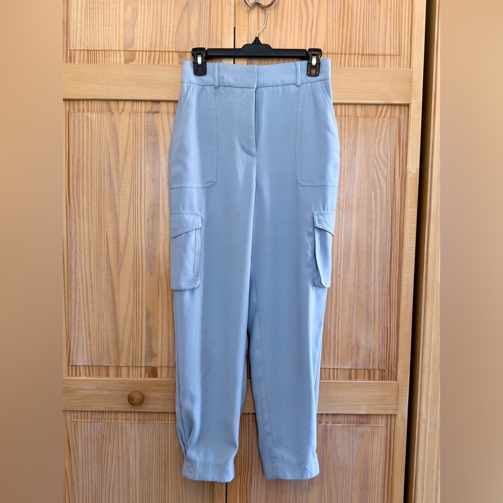 Express Women's Light Blue Cargo Pants